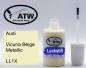 Preview: Audi, Vicuna Beige Metallic, LL1X: 20ml Lackstift, von ATW Autoteile West.